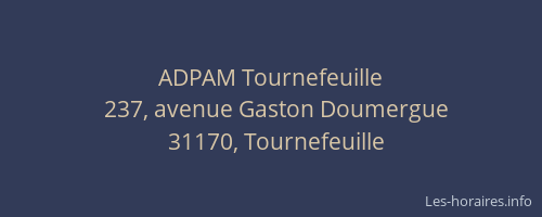 ADPAM Tournefeuille