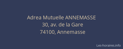 Adrea Mutuelle ANNEMASSE