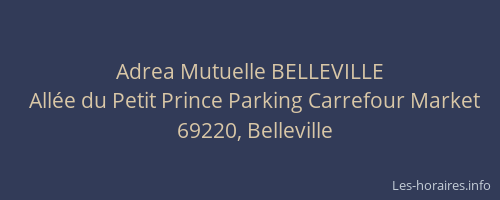 Adrea Mutuelle BELLEVILLE