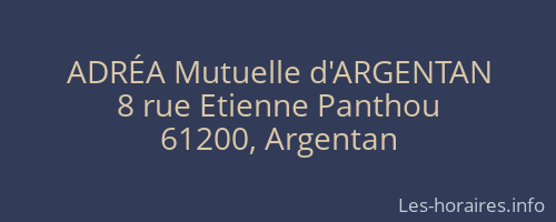 ADRÉA Mutuelle d'ARGENTAN