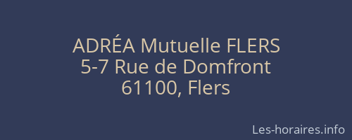 ADRÉA Mutuelle FLERS