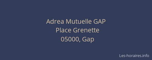 Adrea Mutuelle GAP