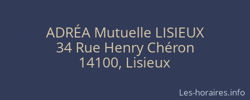 ADRÉA Mutuelle LISIEUX