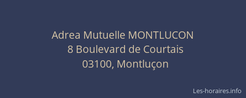 Adrea Mutuelle MONTLUCON