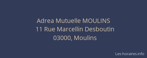 Adrea Mutuelle MOULINS