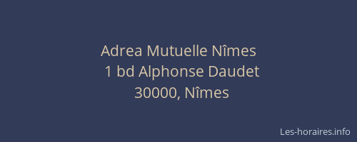 Adrea Mutuelle Nîmes