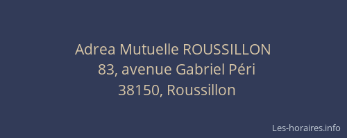 Adrea Mutuelle ROUSSILLON
