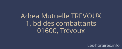 Adrea Mutuelle TREVOUX