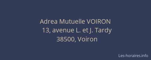 Adrea Mutuelle VOIRON