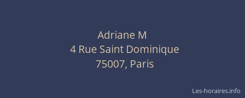 Adriane M