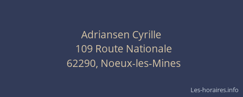 Adriansen Cyrille