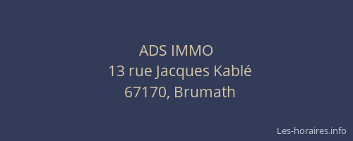 ADS IMMO