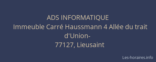 ADS INFORMATIQUE