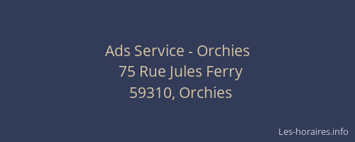 Ads Service - Orchies