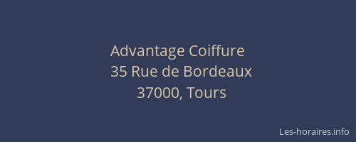 Advantage Coiffure