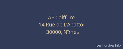 AE Coiffure