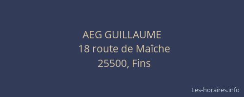 AEG GUILLAUME