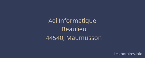 Aei Informatique