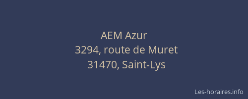 AEM Azur