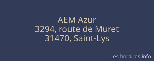 AEM Azur
