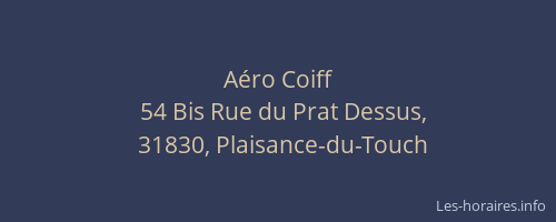 Aéro Coiff