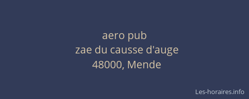 aero pub
