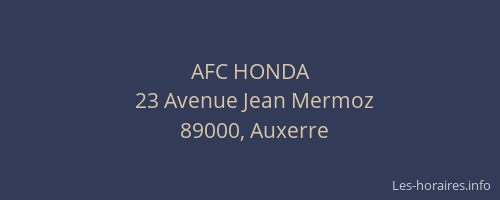 AFC HONDA