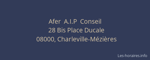 Afer  A.I.P  Conseil