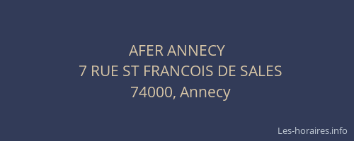 AFER ANNECY