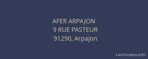 AFER ARPAJON