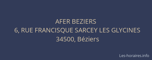 AFER BEZIERS