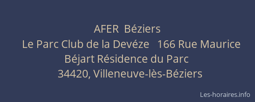 AFER  Béziers