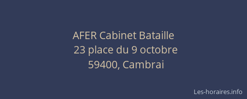 AFER Cabinet Bataille