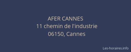 AFER CANNES