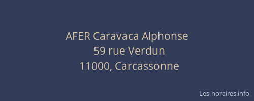 AFER Caravaca Alphonse