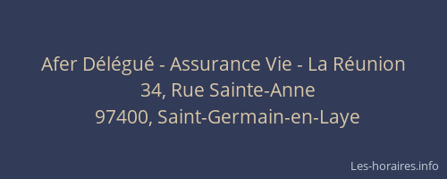 Afer Délégué - Assurance Vie - La Réunion