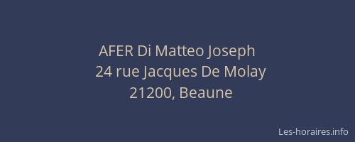 AFER Di Matteo Joseph