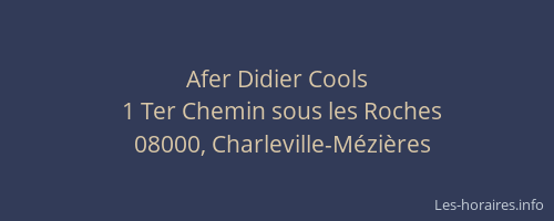Afer Didier Cools