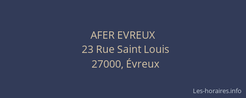AFER EVREUX