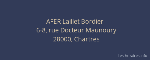 AFER Laillet Bordier