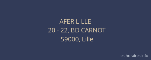 AFER LILLE