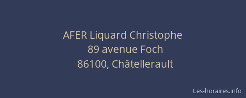 AFER Liquard Christophe