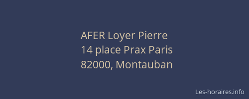AFER Loyer Pierre
