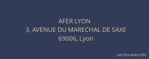 AFER LYON