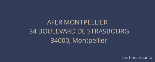 AFER MONTPELLIER