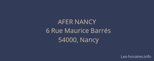 AFER NANCY