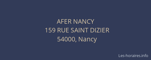 AFER NANCY