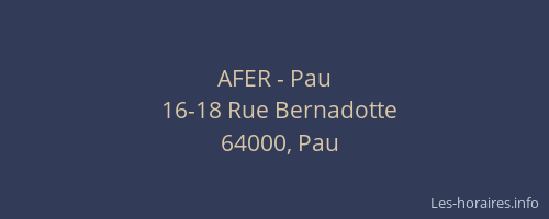 AFER - Pau