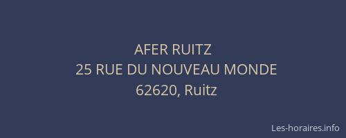AFER RUITZ