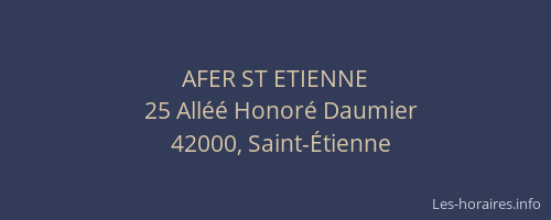 AFER ST ETIENNE